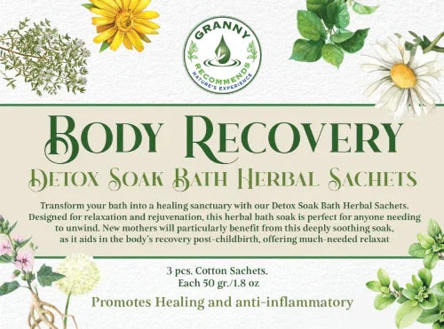 Body Recovery Detox Bathe Herbal Sachets