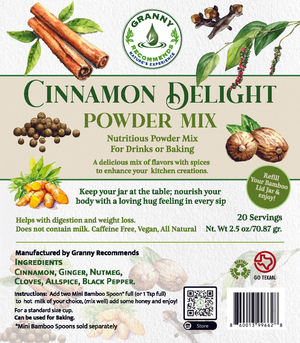 Cinnamon Delight, Drink & Baking Mix Spice Refill