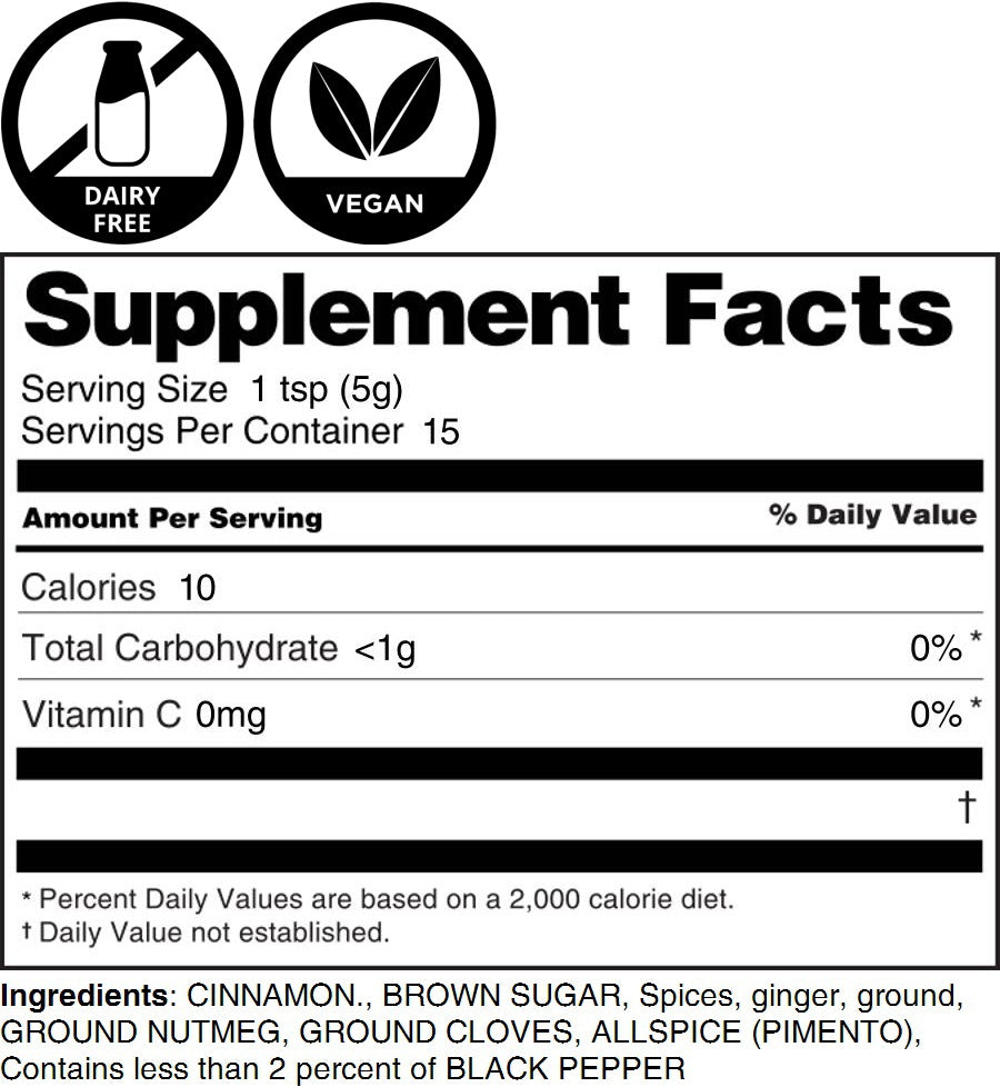 Cinnamon Delight Drink & Baking Mix - Cozy Cinnamon Ginger Spice Blend for Wellness