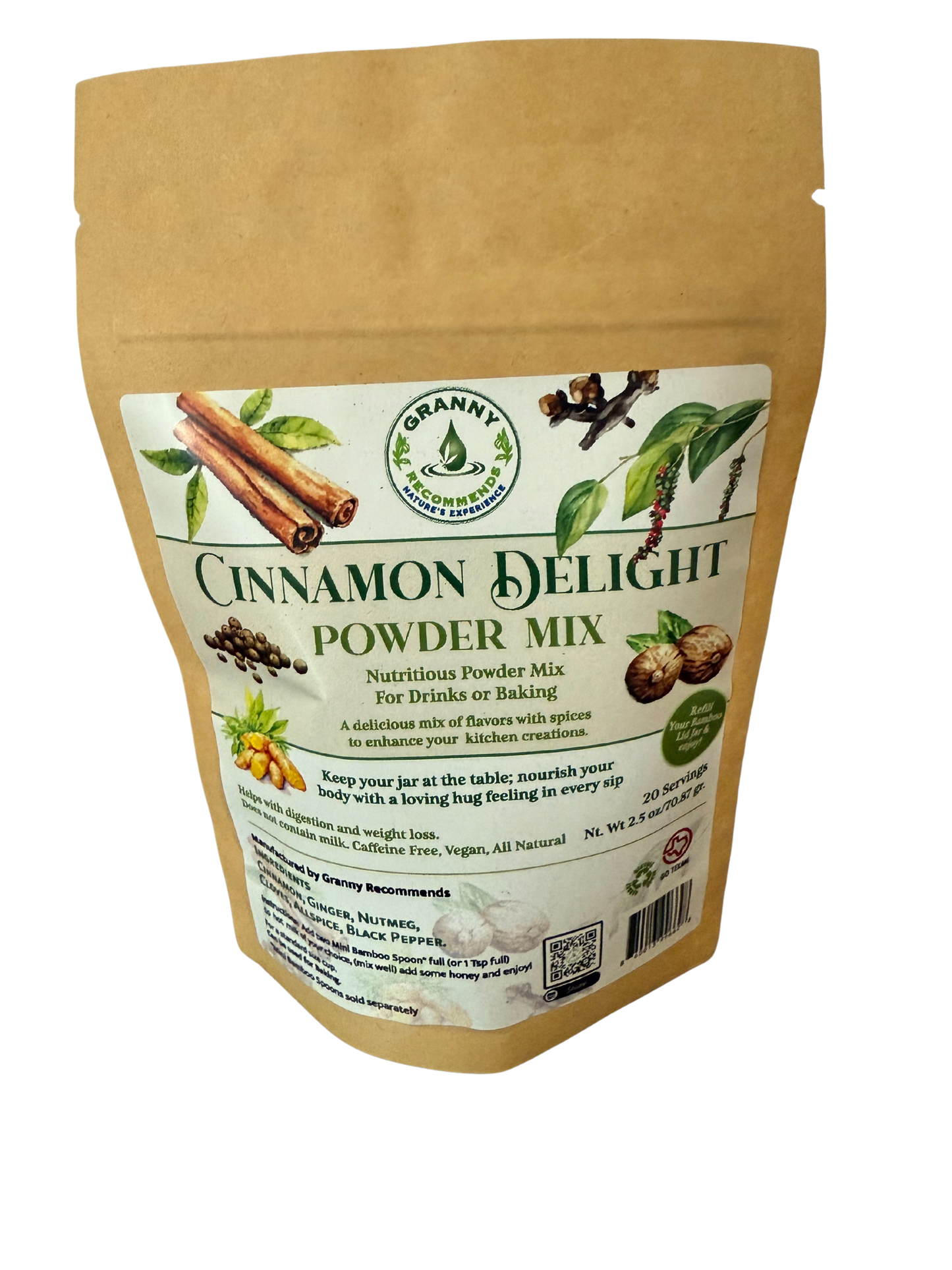 Cinnamon Delight, Drink & Baking Mix Spice Refill
