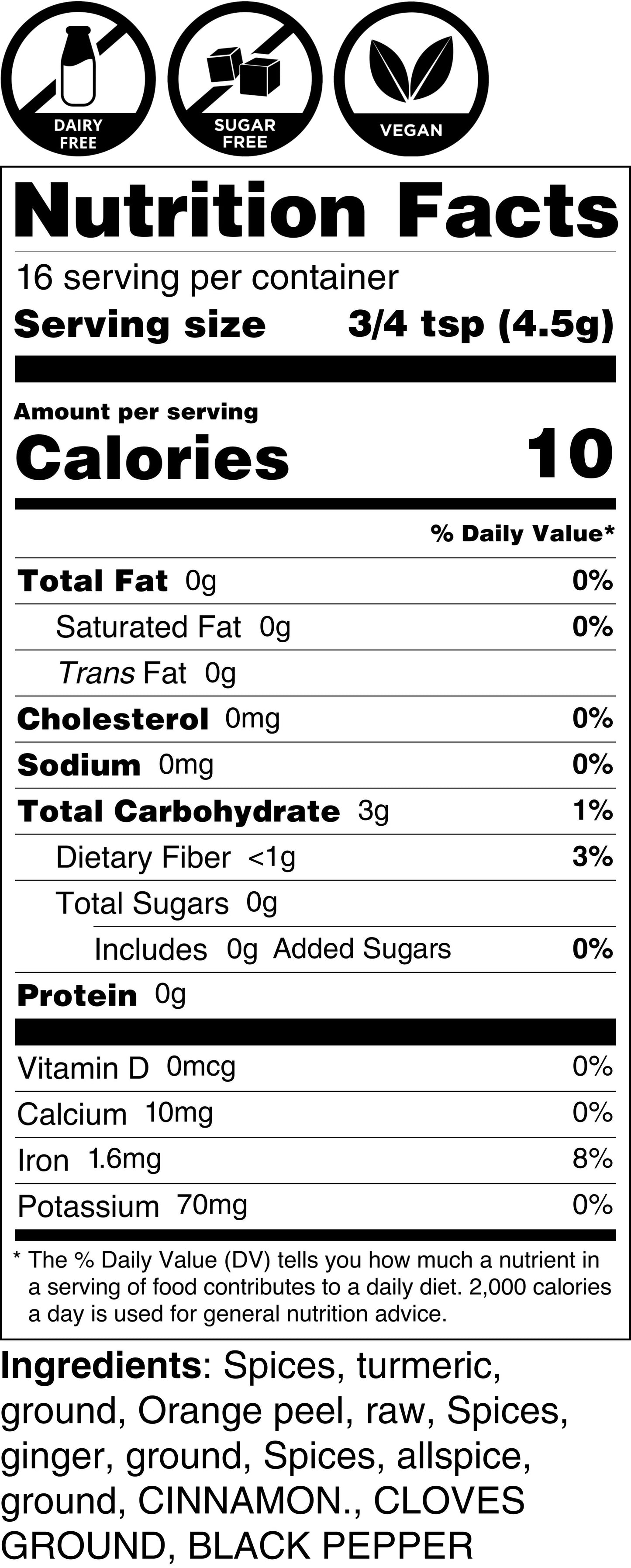 Golden Milk Spice Mix Ayurvedic Turmeric Wellness Drink for Balance & Immunity