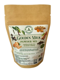 Package with Golden Milk powder Mix, jar refill