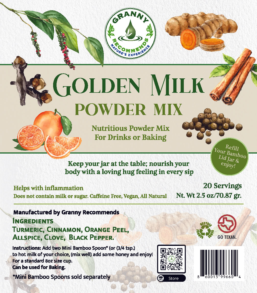 Golden Milk Powder mix, Refill