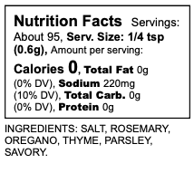 Fleur de Sel Italian Blend Seasoning A Taste of the Italian Countryside
