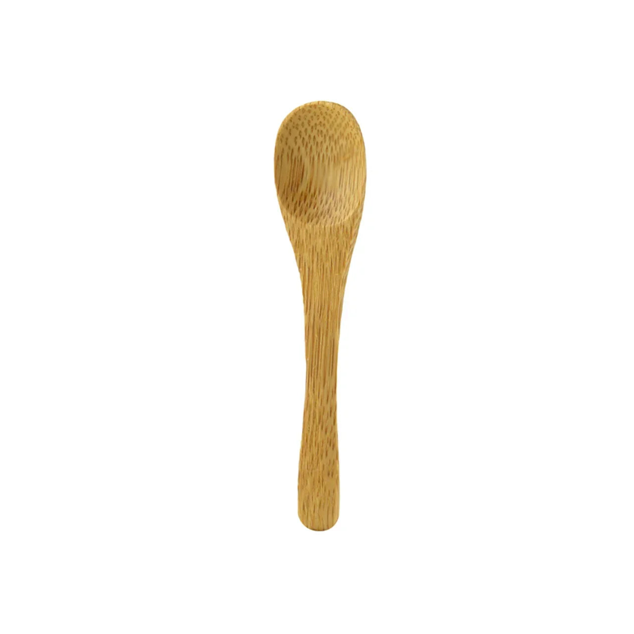 Natural wooden spoon with smooth grain, eco-friendly kitchen utensil for sustainable cooking