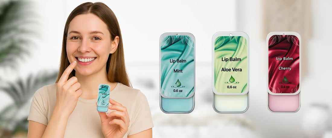 Best Natural Lip Balm & Lip Balm for Cold Sores: Plant-Based Ingredients Heal and Protect Chapped Lips