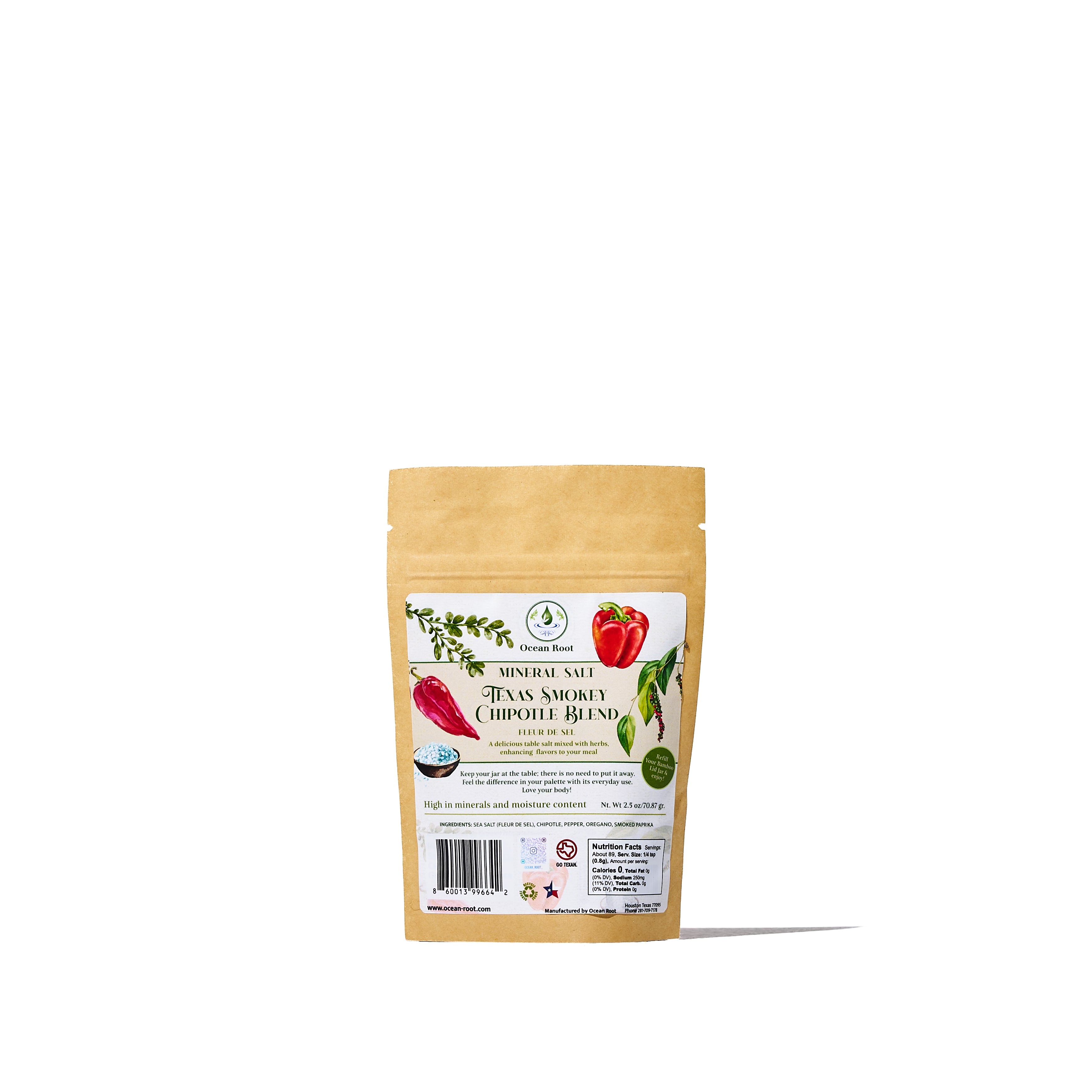 Texas Smokey Chipotle Fleur de Sel Refill