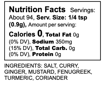 Fleur de Sel Curry Blend Seasoning  A Journey of Flavor and Color