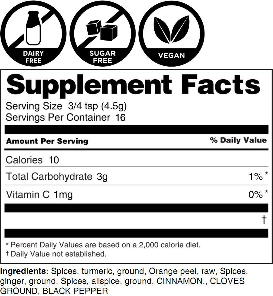 Golden Milk Spice Mix  Ayurvedic Turmeric Wellness Drink for Balance & Immunity