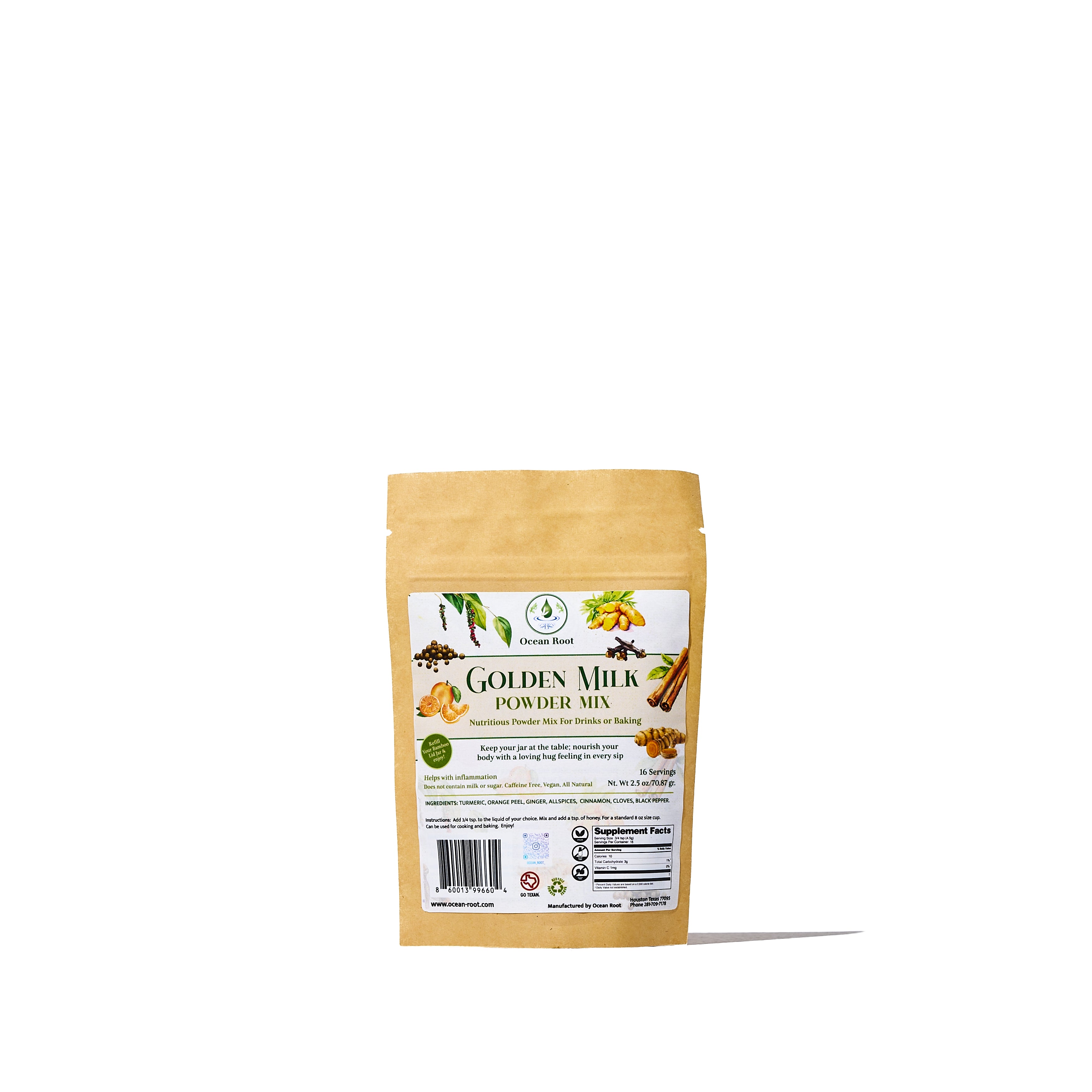 Golden Milk Spice Mix Refill