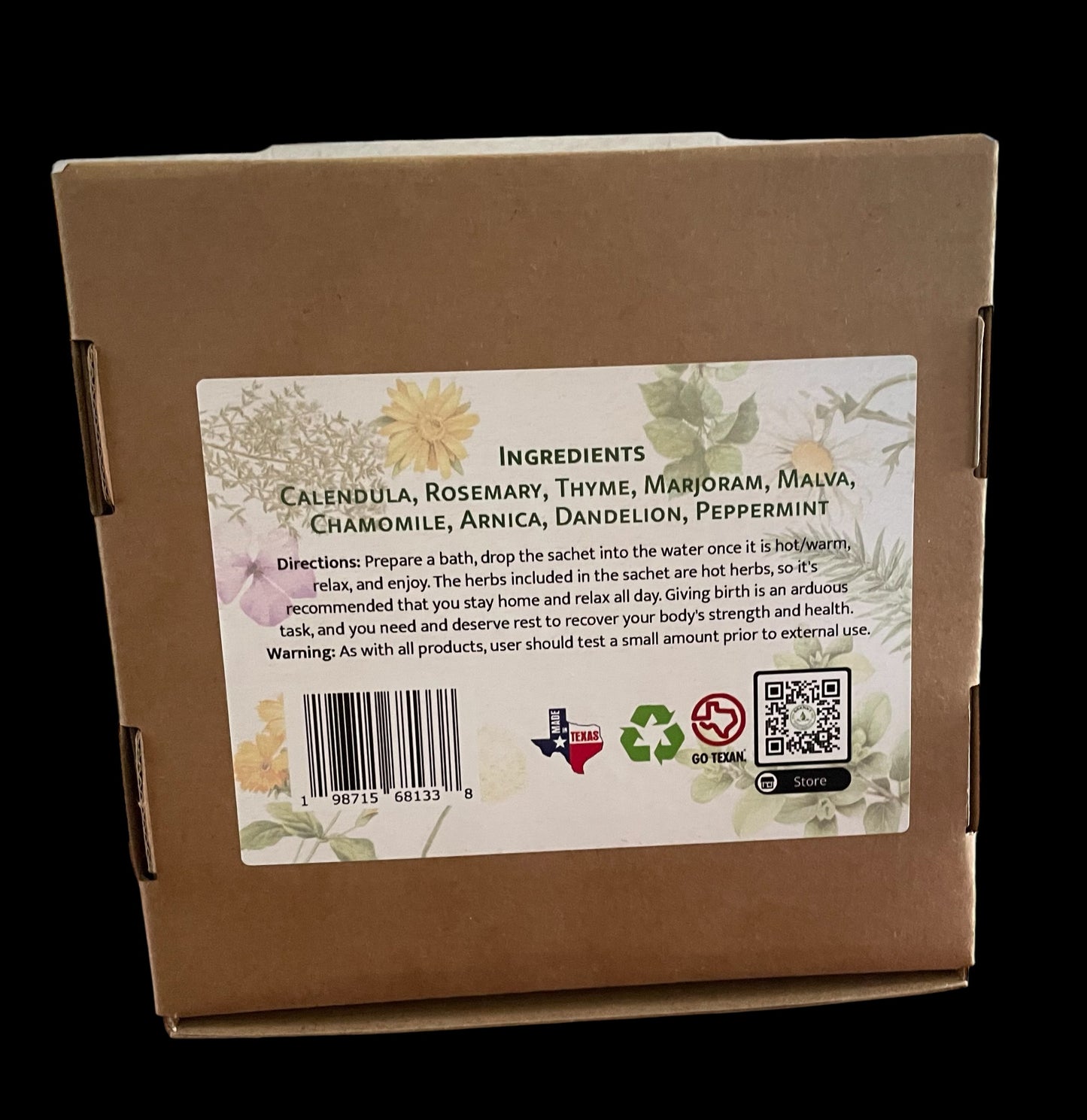 Body Recovery, Soak Bath – Aromatic Herbal Sachets