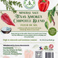 Fleur de Sel, Chipotle Blend Jar Refill (Texas Smokey Chipotle)