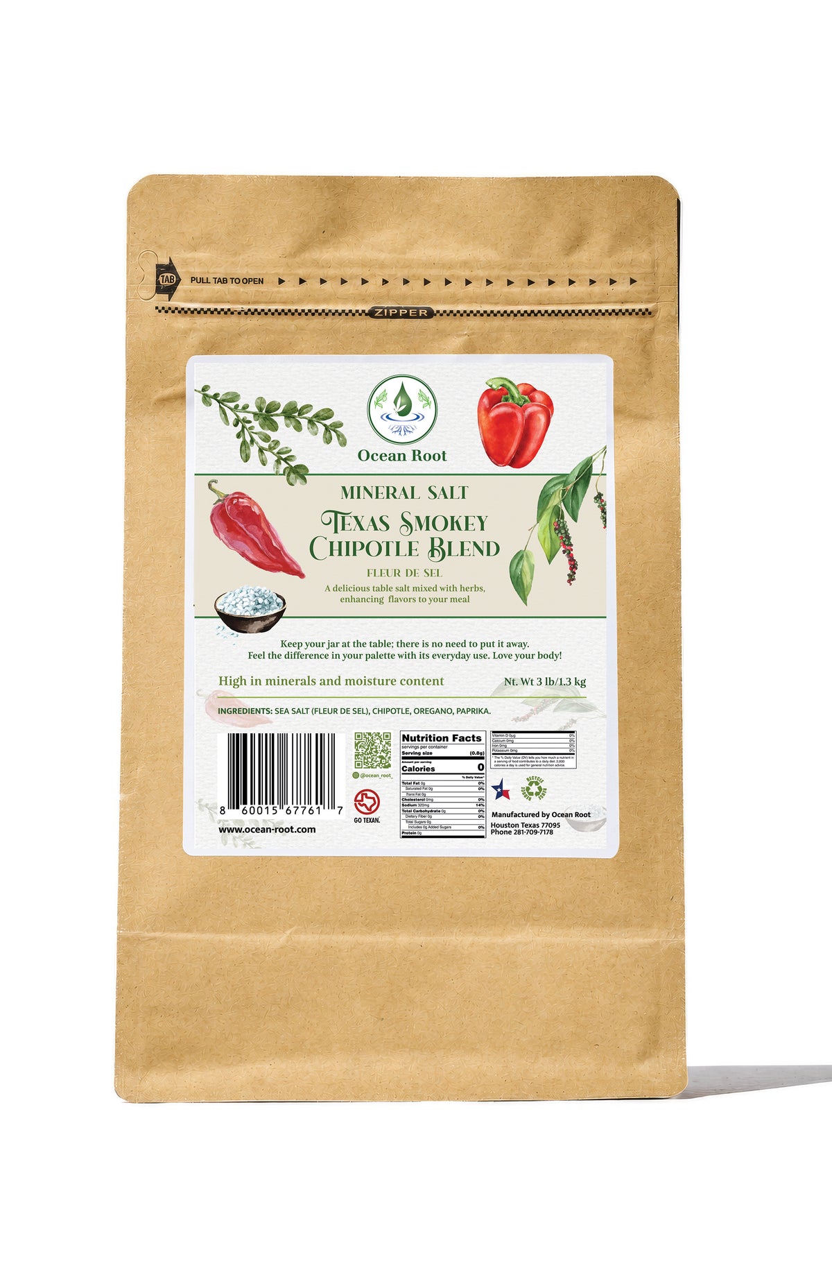 Kraft Chipotle Fleur de Sel Blend 3lb 