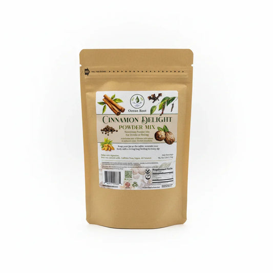 Cinnamon Delight Powder Mix 3lb Bulk Bag — Clean White Background