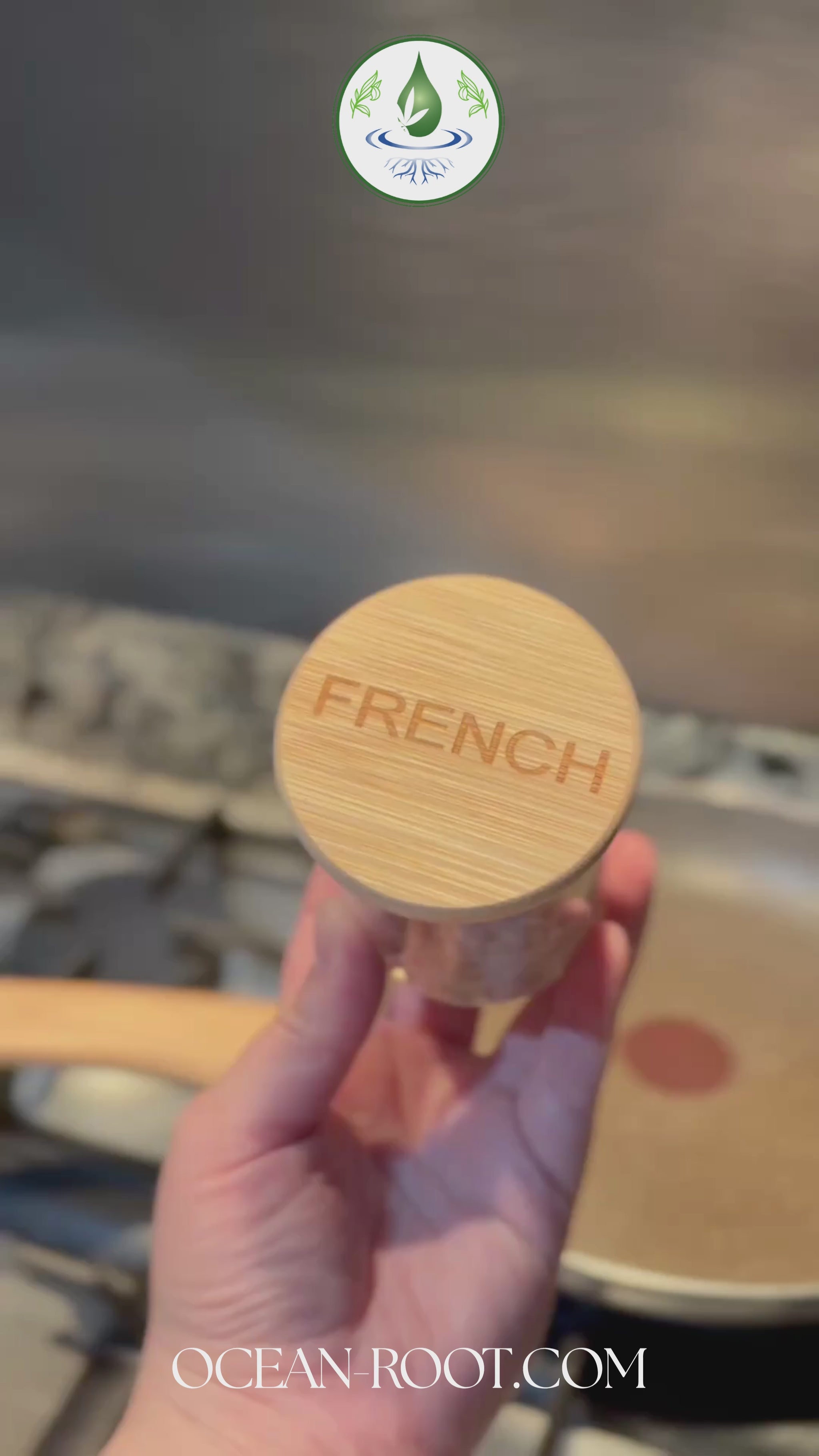 Cheese sandwich with fleur de Sel French Blench, herbal blend.